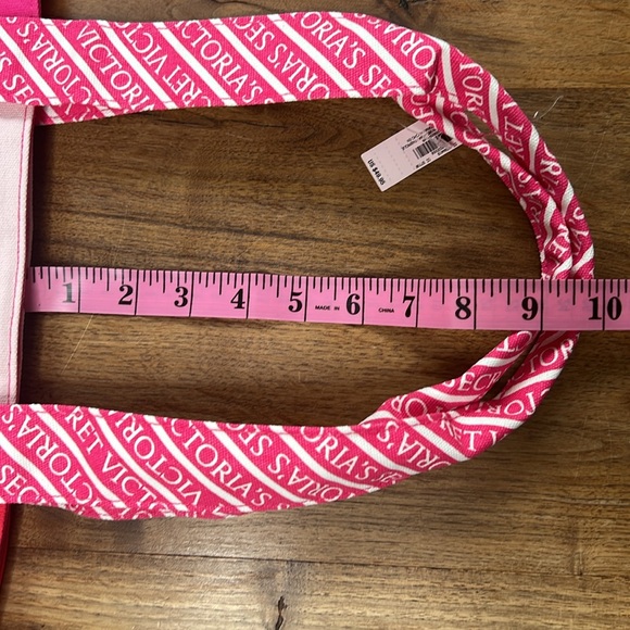 Victoria's Secret Tote Bag Pink Zipper Cute Cheap Swim Boat Gift - Picture 10 of 11
